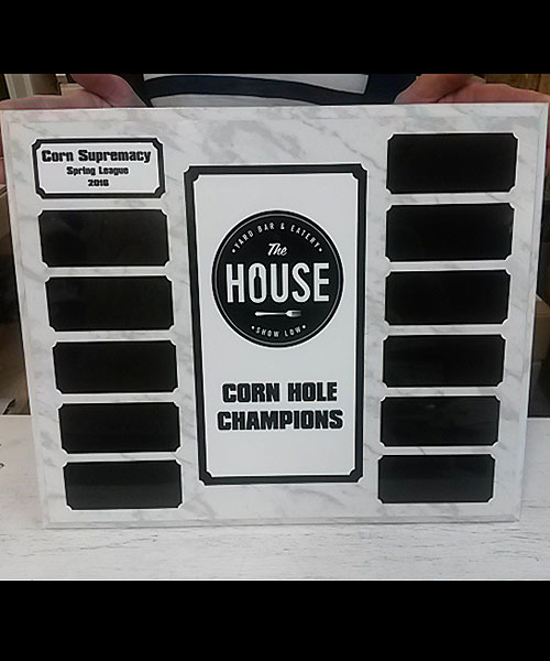 Custom Corn hole Board Show Low AZ