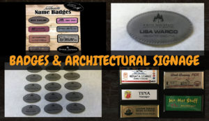Badges and Architectural Signage
